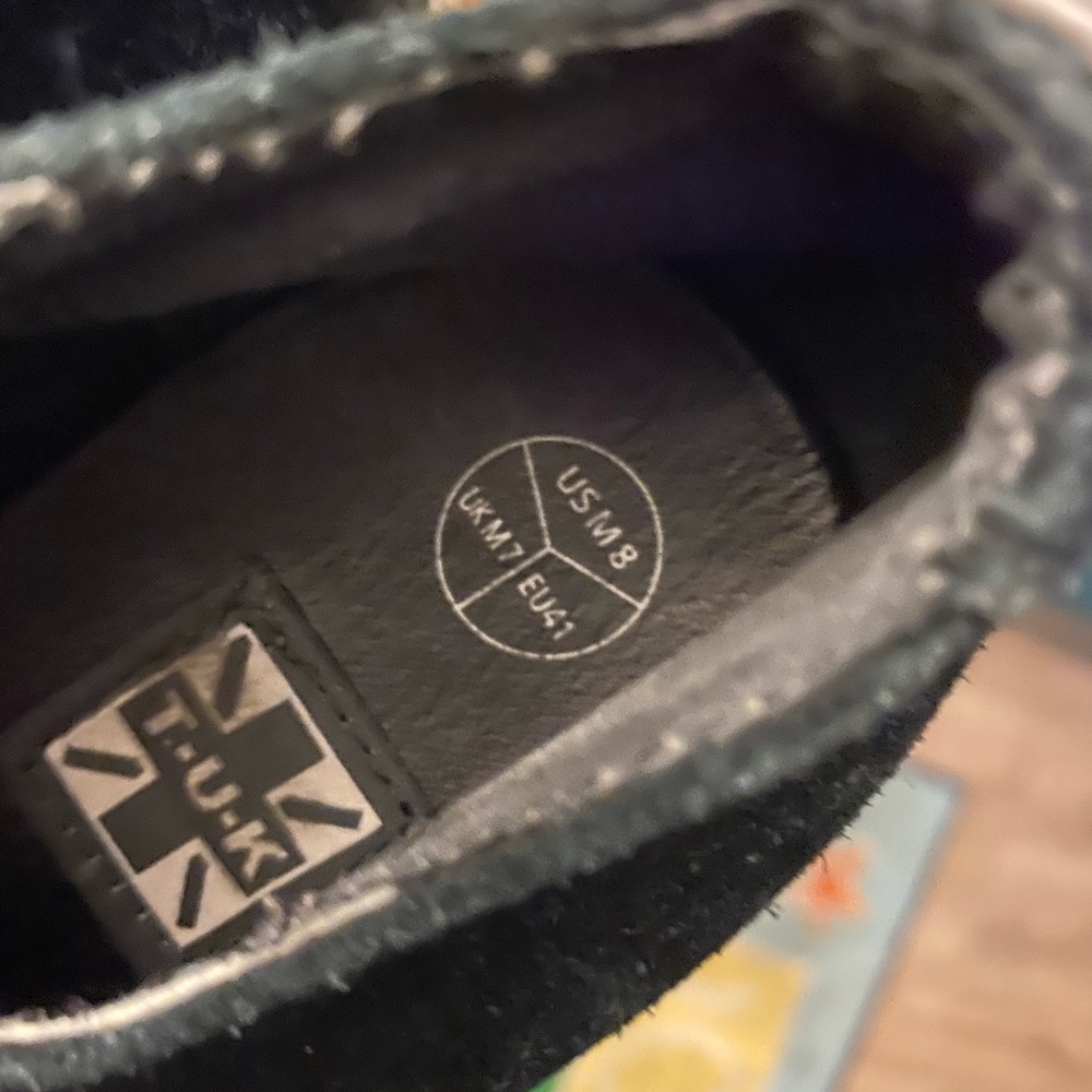 Semi used TUK black creepers